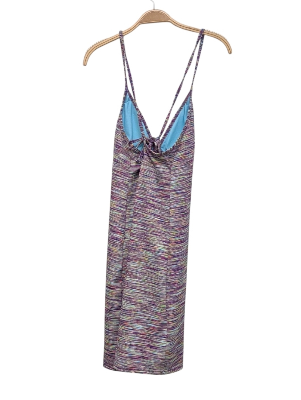 Athleta Space Dye Criss Cross Strap Athletic Dress Medium - Picture 2 of 6